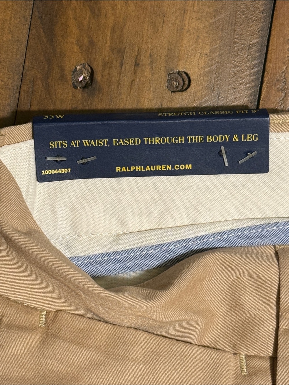 Polo Ralph Lauren Men’s 35W Stretch Classic Fit 9” Khaki Shorts - Picture 10 of 13